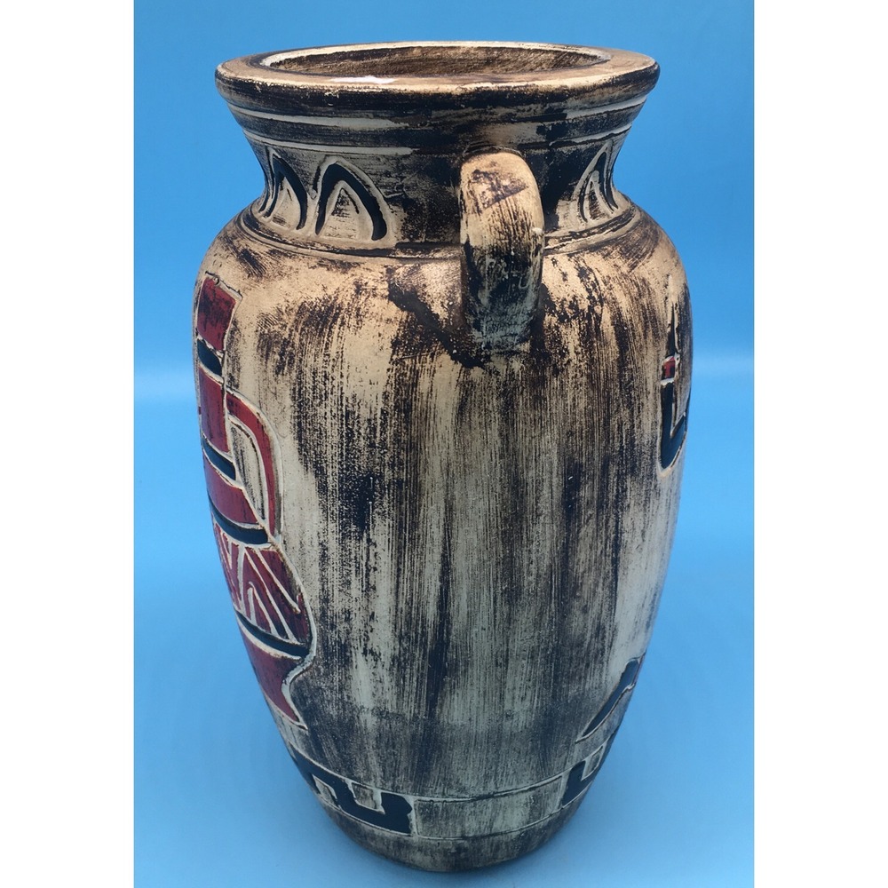 Vintage Egyptian Pharaoh Mid Century Vase - Picture 4 of 8